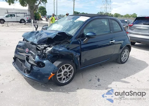 2015 Fiat 500C Pop from USA, damaged, VIN 3C3CFFDR5FT667542